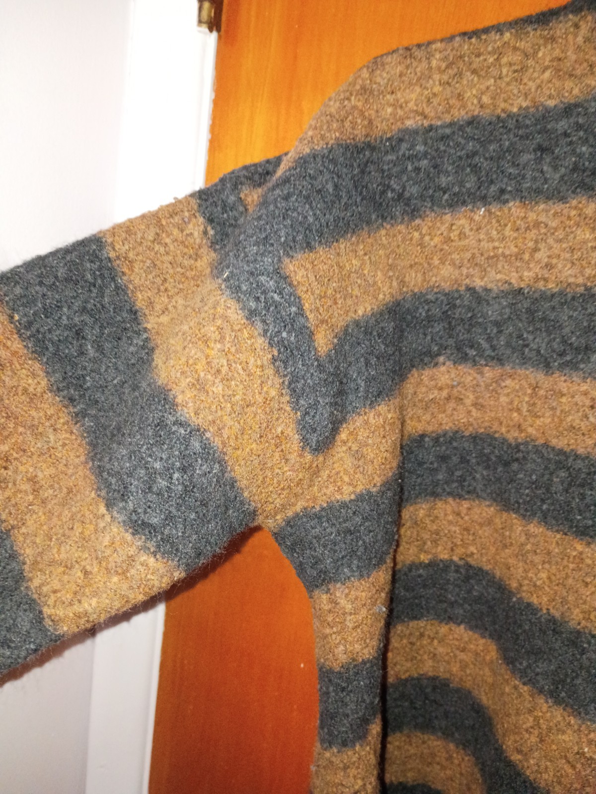 Robert Talbott Brown Wool Quarter Zip Sweater - W… - image 4