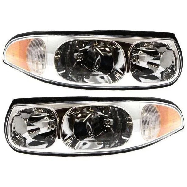 Kit de montaje de cubierta de parachoques delantero y luz principal para Buick LeSabre 2000-2005 Foto 3 de 4