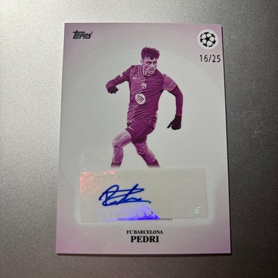 2025 Topps Simplicidad Pedri Autograph Card /25 Limited Edition 