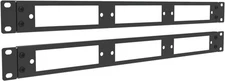 2 Pack of 1U 19 inches Blank Fiber Patch Panel for 3 LGX Panels