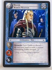 LORD OF THE RINGS TCG TREACHERY & DECEIT RARE CARD 18R14 HALDIR lp