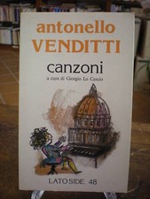 (MUSICA) LO CASCIO: ANTONELLO VENDITTI. CANZONI