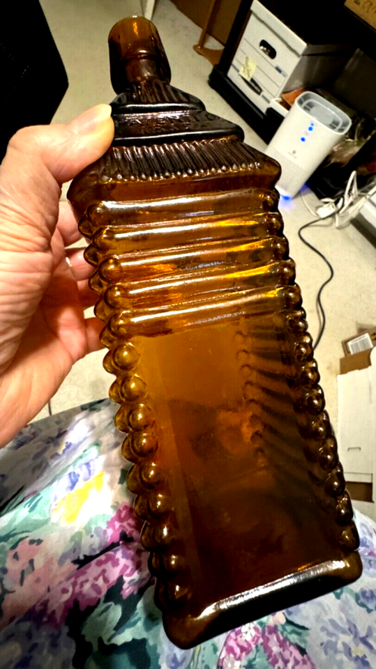 Antique DRAKES PLANTATION BITTERS BOTTLE RARE 5 LOG PAT. 1869 / 62 " D