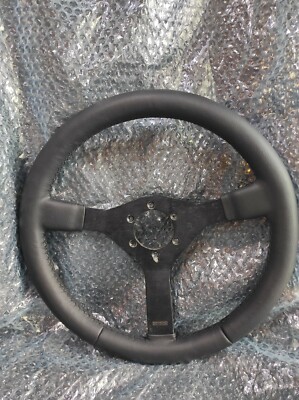 MOMO Sport Leather Steering Wheel KBA 70023 Porsche VW Opel BMW 