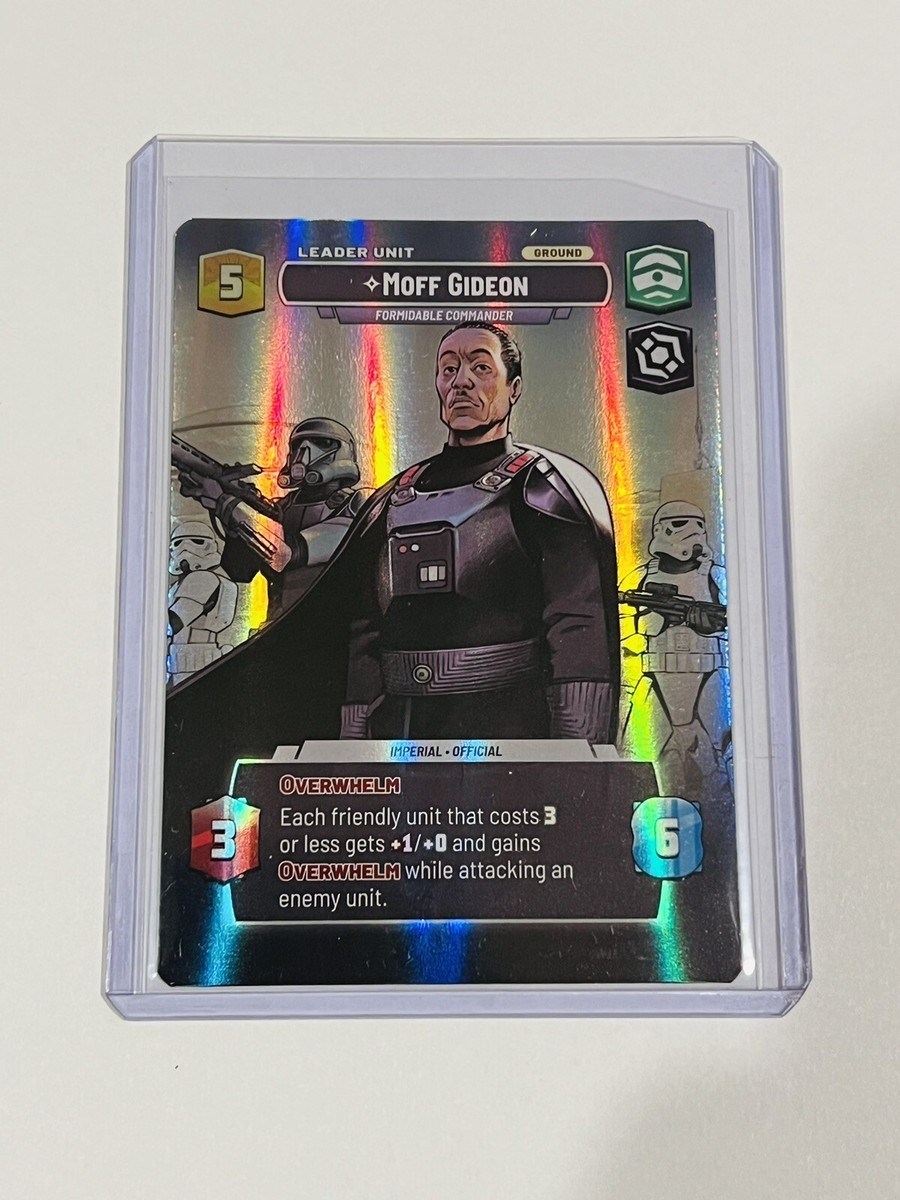 その他 STAR WARS UNLIMITED Moff Gideon Showcase Moff Gideon - Formidable Commander (Showcase) - Shadows of