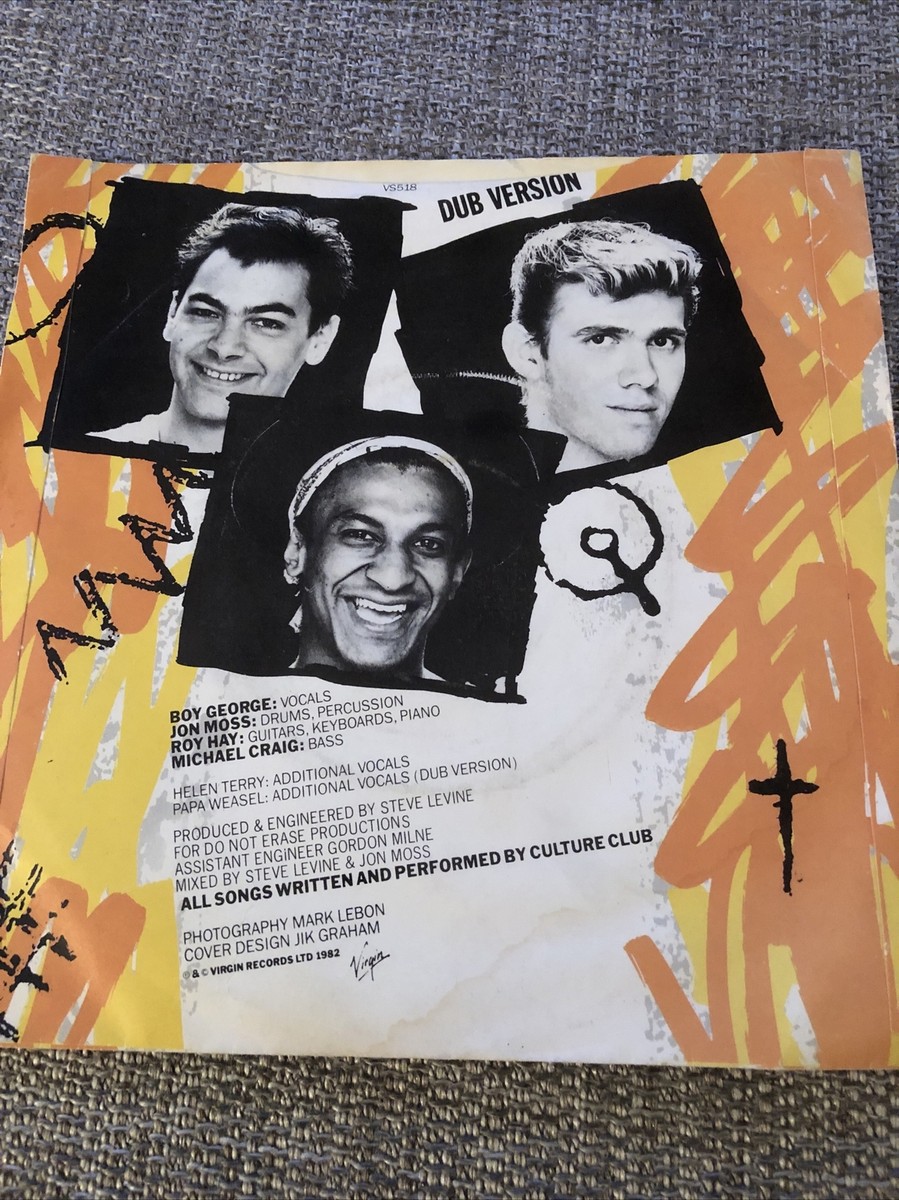 CULTURE CLUB - DO YOU REALLY WANT TO HURT ME VINYL 7