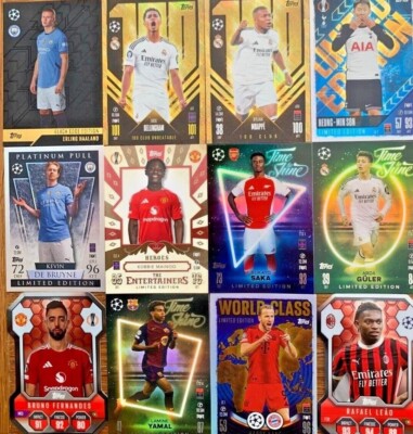 Match Attax 2025 Topps 2024/25 Shield Immortal Black Edge Crystal Limited 100 cl