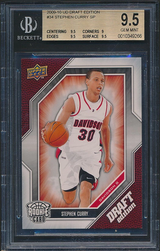 Upper Deck Stephen Curry Basketball 2009-10 Season Sports Trading