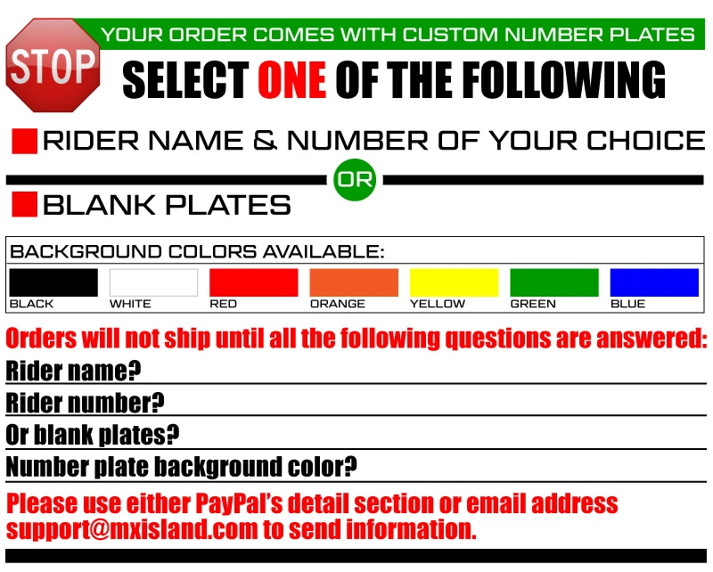 2017 2018 CRF450RX GRAPHICS KIT HONDA 450 RX MOTOCROSS DIRT BIKE DECALS - Image 2 of 4