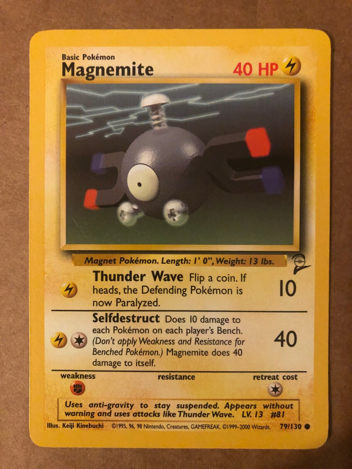 Pokemon Magnemite 79/130 Base Set 2 NM-Mint See Pictures