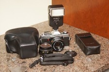 Minolta XG-1 Lot With Two Lenses,Minolta Flash.Clean Working.Fresh Batteries