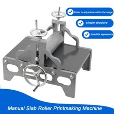Manual Slab Roller Printmaking Machine Clay Press Printmaking Machine Adjustable