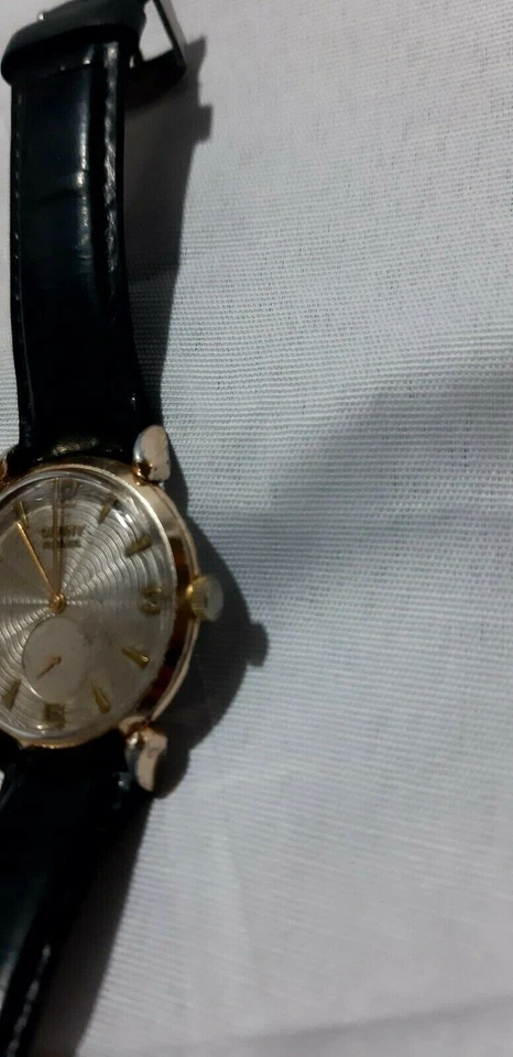 Reloj suizo Cauny Prima 39 mm excl. Tacos Crown oversize guilloche garra de cangrejo Foto 2 de 4