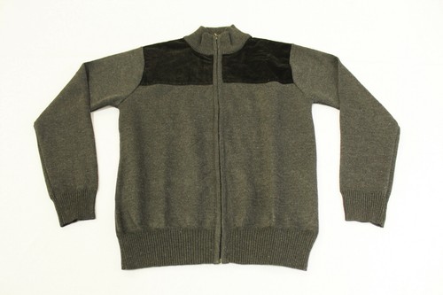Mock Neck Full-Zip Oxford Sweater RH7 