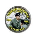 Vietnam War  ~ CHARKES BECKWITH~ Colorized JFK Kennedy Half Dollar (3)