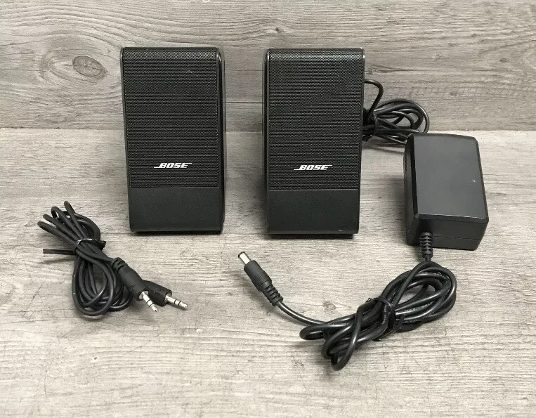 Bose Computer MusicMonitor Computer Speakers Desktop PC Black Bose