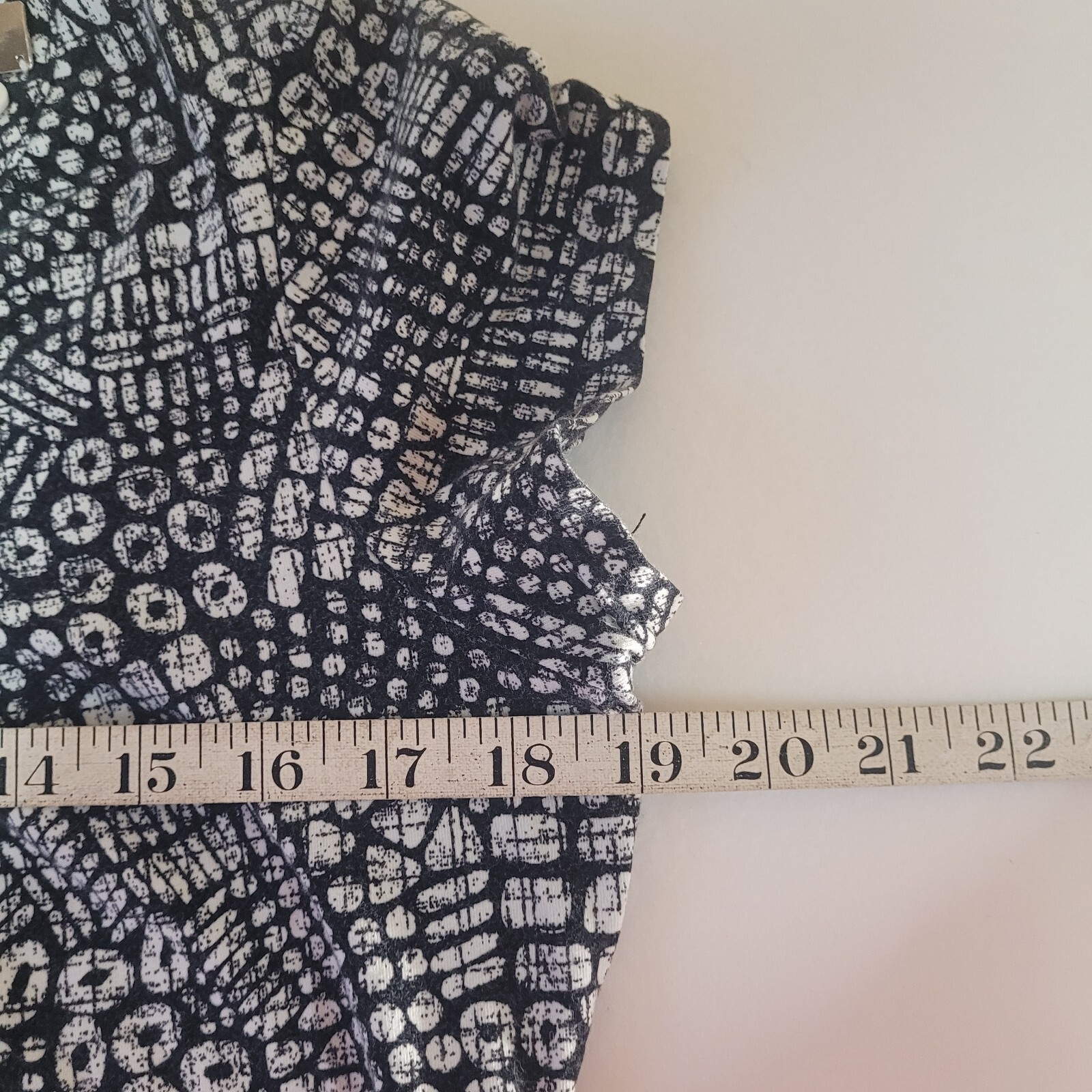 Ruby Red Tunic Small PS Black White Embellished N… - image 6