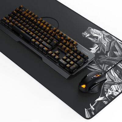 Titanwolf ALUMAR Gaming Set - Tastatur+Maus+XXL Mauspad | mechanisch | 10800dpi