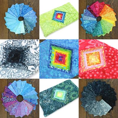 Schicht Kuchen Baumwolle Batik vorgeschnitten Stoff Bündel Quilten Patchwork sortiert