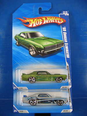 ** 2010 HOT WHEELS 69 COUGAR ELIMINATOR SET OF 2