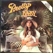 VG Pretty Baby Laserdisc LD Mega RARE Brooke Shields, Susan Sarandon 1979