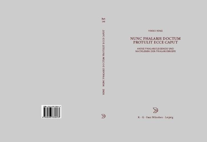 Thumbnail - Vinko Hinz | Nunc Phalaris Doctum Protulit Ecce Caput | Buch | Deutsch