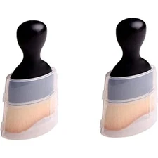 2pcs Car Interior Cleaning Soft Brush Instrument Panel Crevice Dust Removal Tool