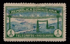 Dominican Republic 1c Radio Tax Revenue Used - S37622