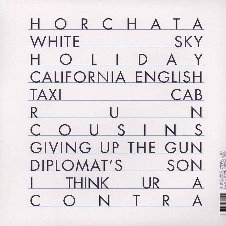 Vampire Weekend Contra Vinyl LP [New & Sealed] Foto 2 de 2