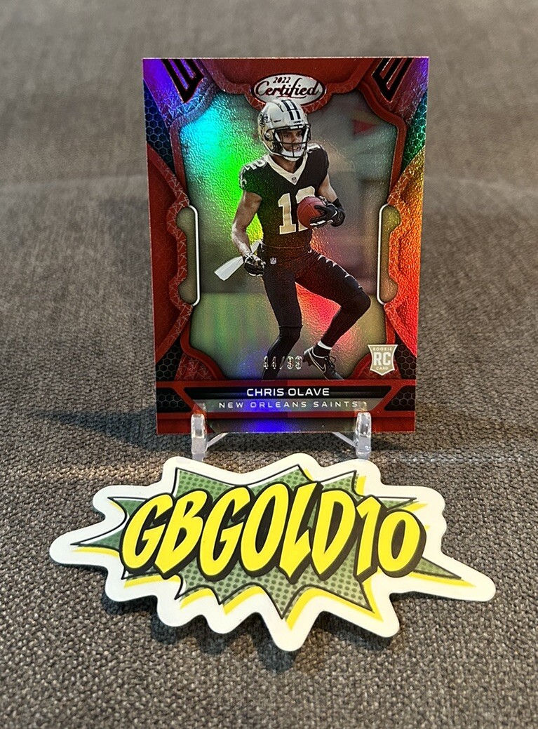 2022 Certified Rookies Mirror Red /99 Chris Olave #113 Rookie RC