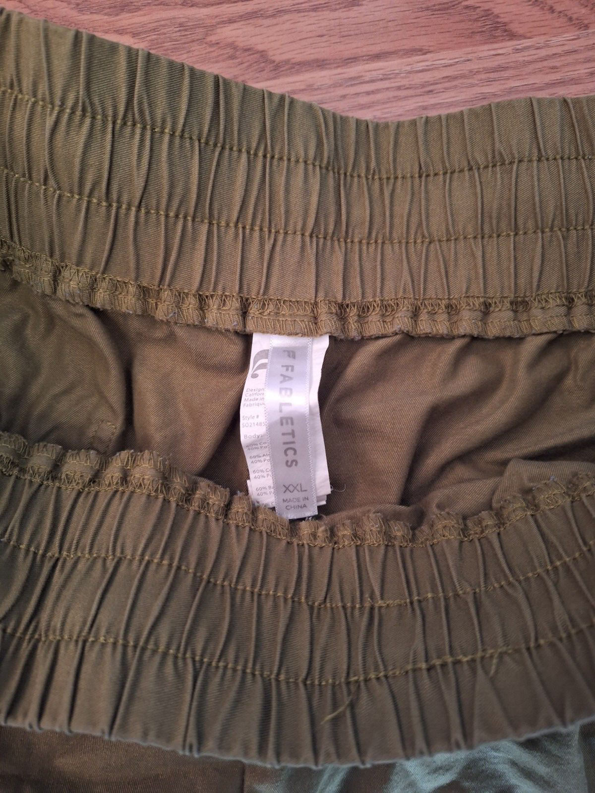 Fabletics - Green Camden Cargo drawstring Short, … - image 5