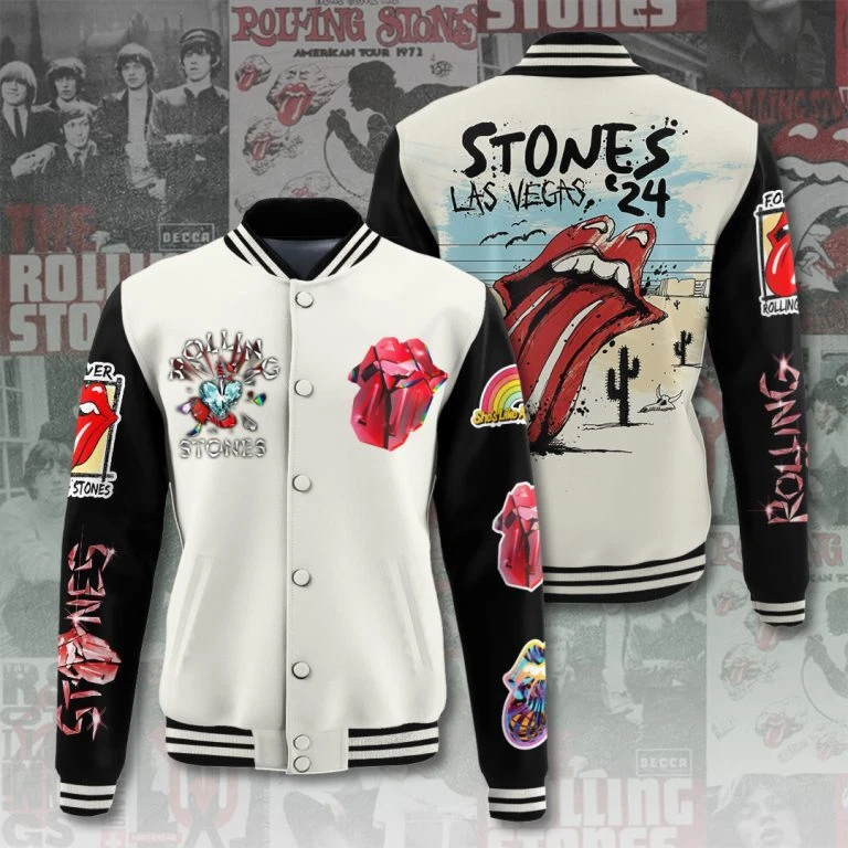 The Rolling Stones Varsity Jacket – Baseball Jacket