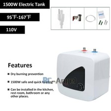 8L Electric Mini Tank Digital Display Hot Water Heater Kitchen Bathroom 95-167 F