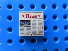 Lego 1 x Fliese 3068pb0951 2x2