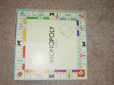 Vintage 1960's Monopoly Board Game By Parker Brothers In Original