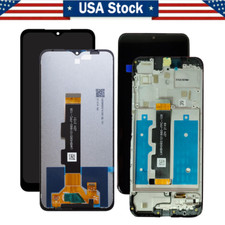 For T-Mobile REVVL V 4G TMRVL4G 6.5" LCD Display Touch Screen Digitizer  Frame