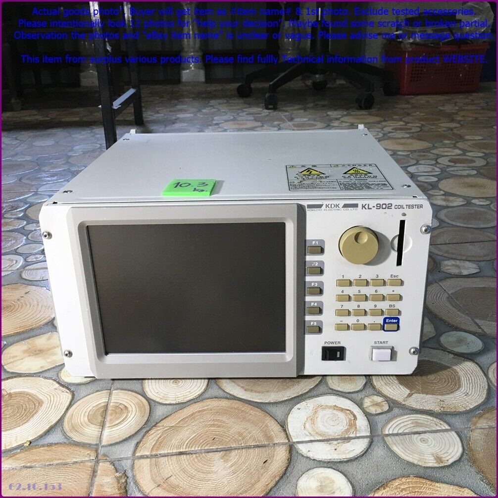 KOKUYO KDK KL-902 (ECG-KOKUSAI DWX-05A), Coil tester as KOKUYO KDK KL-902 (ECG-KOKUSAI DWX-05A), Coil tester as