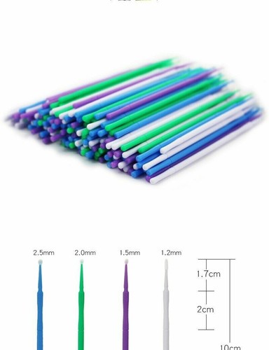 Wholesale Dental Disposable Micro Applicator Brush Bendable 1.2/1.5/2.0/2.5MM  - Picture 11 of 12