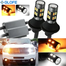 Switchback Canbus LED Turn Signal Light Bulbs DRL For GMC Sierra 1500 2/3500HD