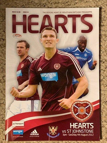 Hearts FC, 12 home match programmes 2012-13, SPL - Picture 2 of 2