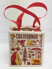 Starbucks Been There Series California Ceramic Gift Bag Ornament 2019 EUC