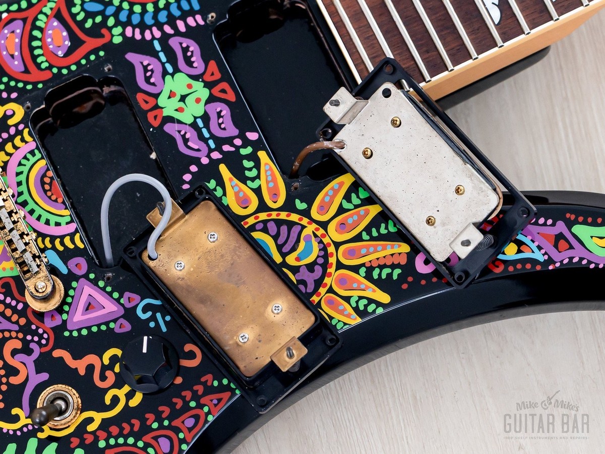 2000s Fernandes Mockingbird Hide Signature MG-120X, Graphic on