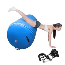 Air Barrel Back Roller Inflatable Tumbling Mat with Electric Pump,Tumble Trac...
