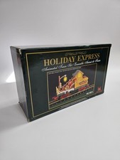 Bright Industrial The Holiday Express Animated Train Set LOG Mill Car 384-4 NEW