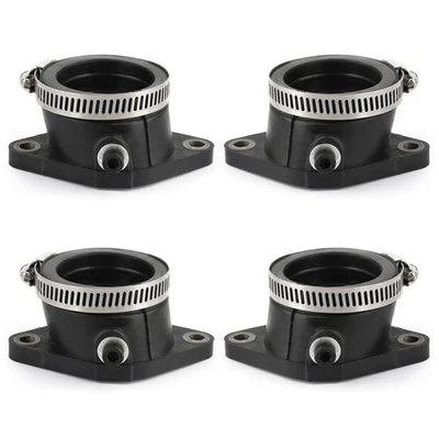 4 Pipes d'admission de carburateur pour Suzuki GS550 E/T GS650 E/G 1980-1983 A - Photo 1/4
