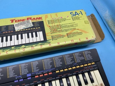 Vintage Casio SA-1 Tone Bank 100 Sound Small Electronic Piano