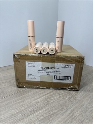 Makeup Revolution London Fast Base Stick Foundation F1 Case Pack 72 Sticks Case