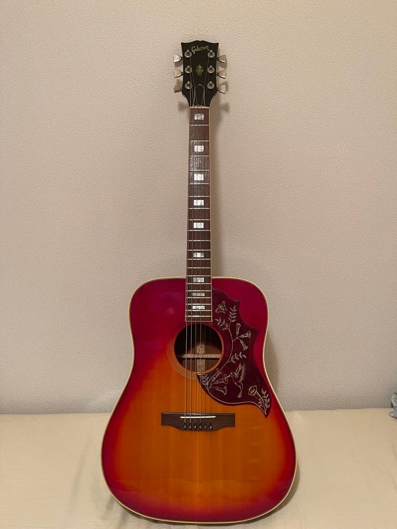 1976 Gibson Hummingbird Acoustic Guitar Cherry Sunburst Full Original