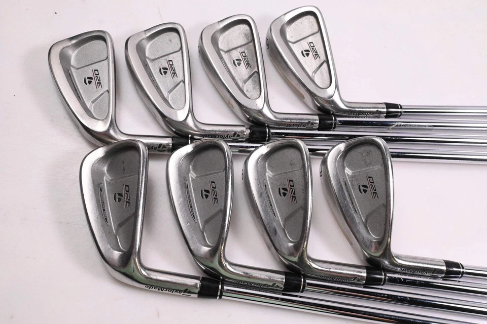 Left Hand Taylormade 320 Steel Irons / 3-PW / Regular Flex Taylormade 80 Shafts - Image 2 of 4