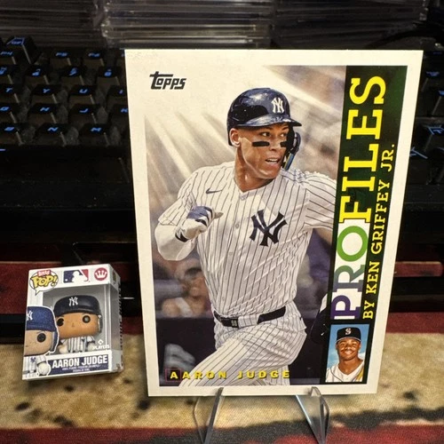 MLB Funko Bitty POP - Aaron Judge - Yankees 2026 Topps Super Box + profiles card